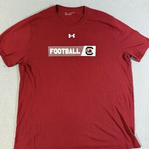 Under Armour Short Sleeve T Shirt HeatGear South Carolina Gamecocks Size 3XL